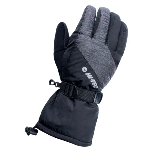 Мужские горнолыжные перчатки Hi-Tec Elim-Black Размер L-XL черные (5902786057122): Пол Мужской