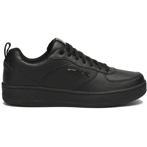 Кеды Skechers Sport Court 92 237188 BBK 44 черные натуральная кожа демисезон