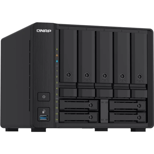 Мережевий накопичувач (NAS) Qnap TS-932PX-4G: Слоти для дисків 5х 3,5", 4х 2,5" SATA