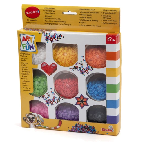 Набір намистин Simba для термомозаїки 9 кольорів (6374656): Виробник Simba