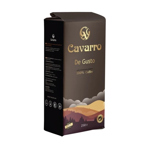 Кофе молотый Cavarro "De Gusto" 250г (WT3608)