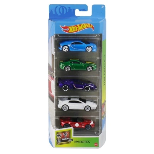 Набор из 5-и базовых машинок Hot Wheels (в ассортименте)