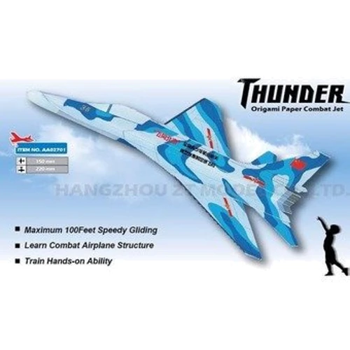 Метательная модель истребителя ZT Model Thunder 4 шт. (склейка) (AA02701): Производитель ZT Model