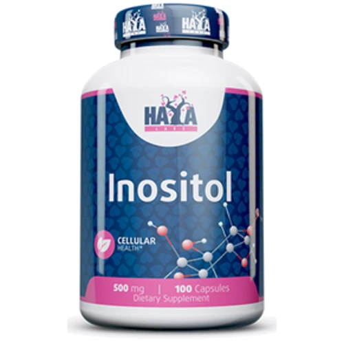 Haya Labs Inositol 500 мг Инозитол Витамин В8 100 капсул