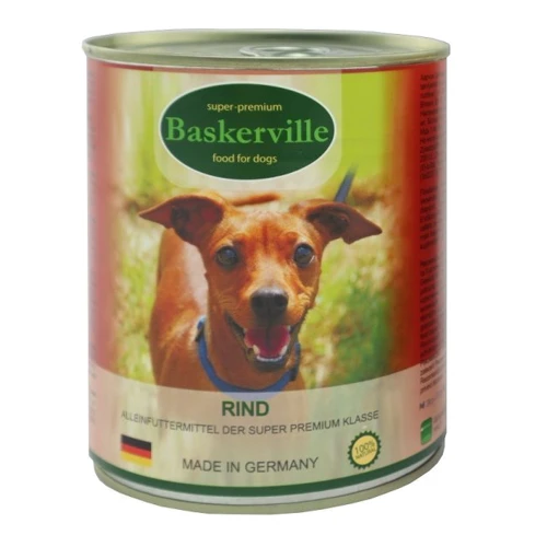 Вологий корм для собак Baskerville яловичина 0.4 кг (21539)