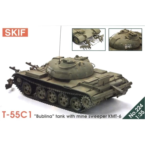 T-55C1 'Бублина' с минным тралом KMT-6 (MK224)