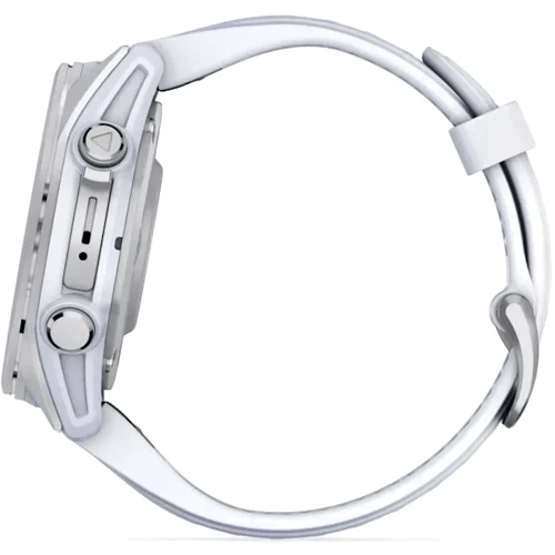 Смарт-годинник Garmin Fenix 8 AMOLED 43mm Silver with Whitestone Silicone Band (010-02903-00) фото 12