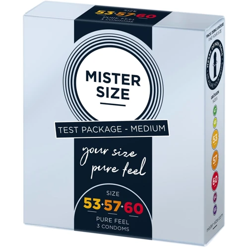 Презервативы Mister Size Testbox 53-57-60 (3 pcs)