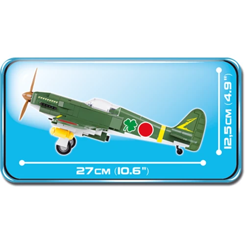 Конструктор COBI Друга Світова Війна Літак Кавасакі KI-61-II Тоні, 260 деталей (COBI-5520) фото 6
