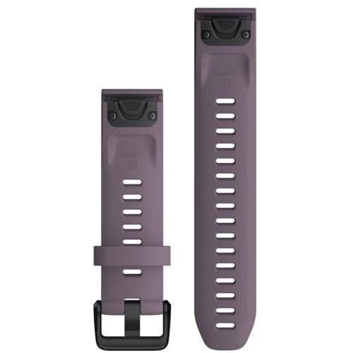 Ремешок Garmin QuickFit 20 Watch Bands Purple Storm Silicone ( 010-12871-00): Цвет фиолетовый