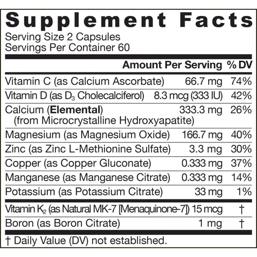 Jarrow Formulas Bone-Up Комплекс для здоровья костей 120 капсул: Пол Унисекс