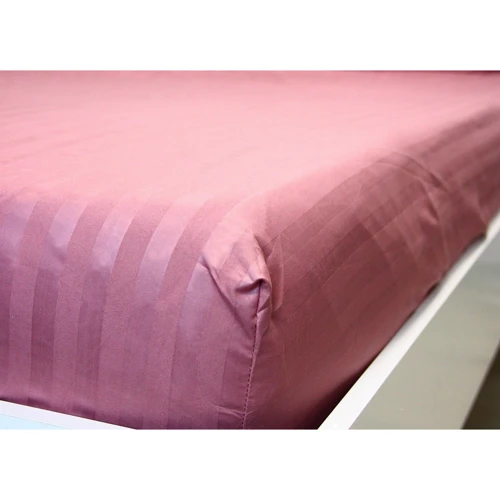 Простирадло LightHouse Mf Stripe Pudra страйп-мікрофібра на гумці 180х200+25см (2200000605054): Матеріал микрофибра