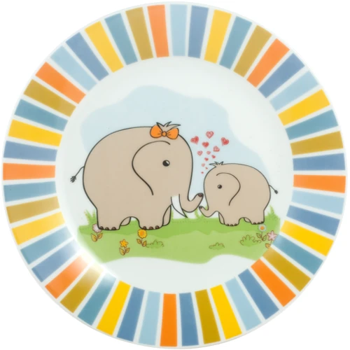 Набор детской посуды на 1 персону из 3 предметов Limited Edition Elephants (HYT17174): Количество предметов 3