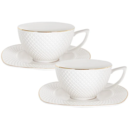 Чайный сервиз Lefard Brilliant Gold с золотом 4 предмета (949-004)