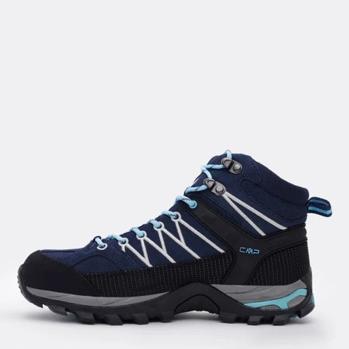 Ботинки CMP Rigel Mid Wmn Trekking Shoe WP (3Q12946-23MG) 38 (39) синие натуральная замша демисезон фото 2