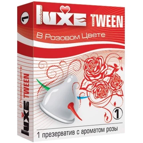 Презерватив Luxe с ароматом розы "В Розовом Цвете"