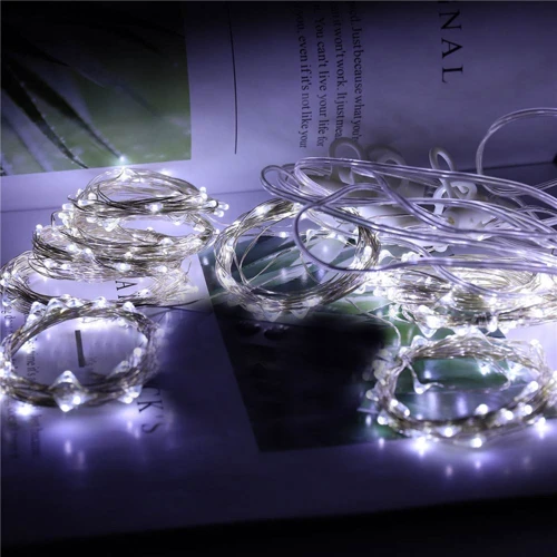 Гирлянда водопад (штора) Springos 2 x 2 м 400 LED CL0098 Cold White фото 8