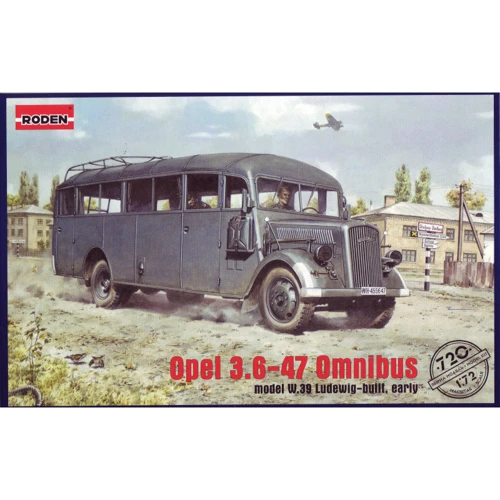 Модель Roden Збірна модель автобуса Opel Blitz Omnibus W39 (RN720)