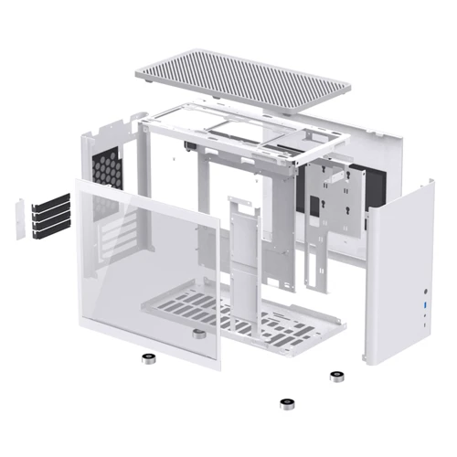 Корпус Jonsbo D30 Aluminum White фото 10