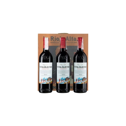 Вино La Rioja Alta набiр з трьох пляшок Vina Alberdi Reserva (2,25 л.) (BW50838)