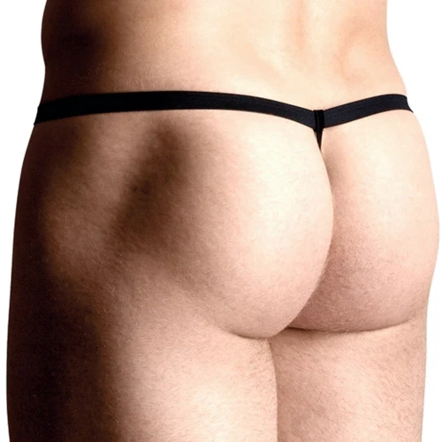 Мужские трусы SoftLine - Mens thongs 4487, S-L (black)