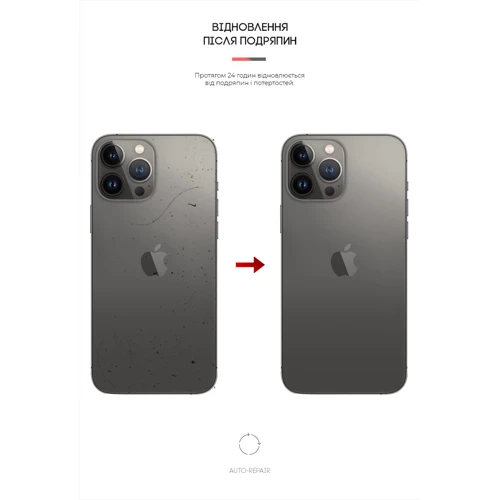Защитная пленка для iPhone ArmorStandart Screen Protector Back Carbone Transparent for iPhone 13 Pro (ARM61069): Тип аксессуара защитная пленка