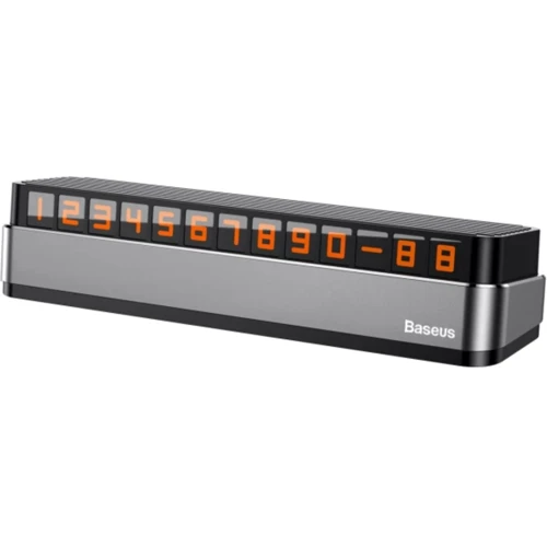 Табличка для парковки с номером телефона Baseus Moonlight Box Series Temporary Parking Number Plate ACNUM-B0G