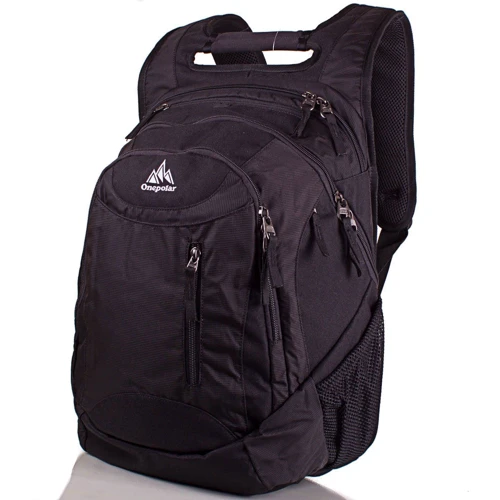 Мужской рюкзак Onepolar черный (W1359-black)