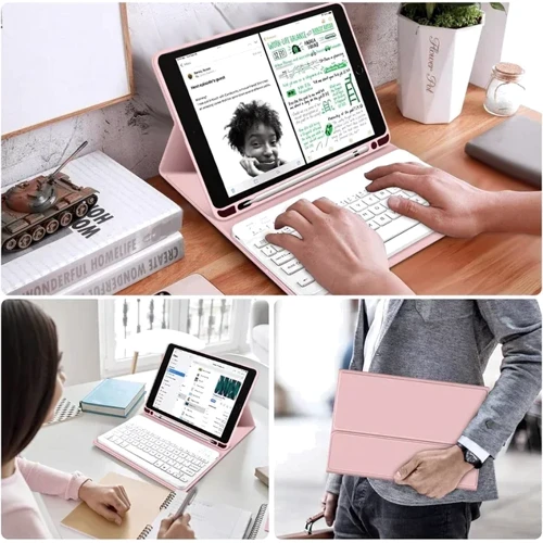 Аксесуар для iPad BeCover Case Smart Keyboard Pink for iPad 10.9 (2022 / 2024) / iPad 11 2025 (711142) фото 5