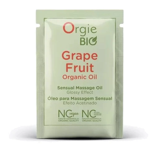 Массажное масло Orgie - Grape Fruit organic oil, 2 мл