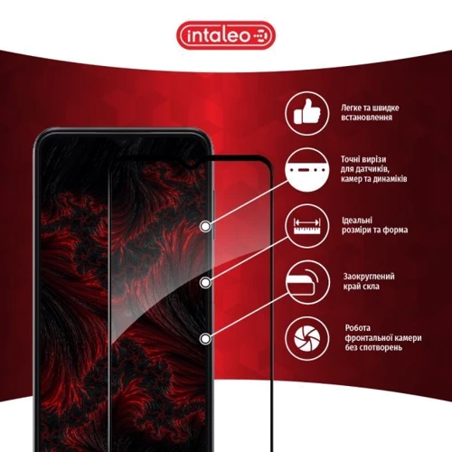 Аксессуар для смартфона Intaleo Tempered Glass Full Glue Black for Samsung A135 Galaxy A13 4G: Совместимость Samsung A135 Galaxy A13 4G