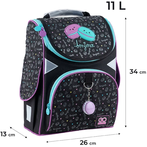 Рюкзак GoPack Education каркасний 5001S-3 Lovely Macarons (GO24-5001S-3) фото 13