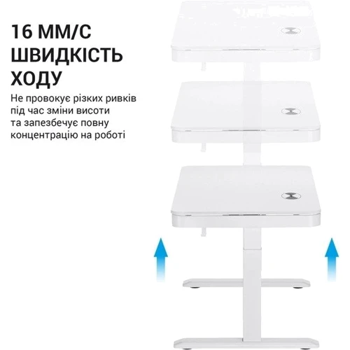 Компьютерный стол OfficePro с электрорегулировкой высоты ODE111W фото 11