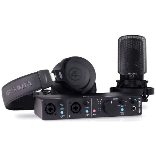 Набор для звукозаписи Arturia MiniFuse Recording Pack (Black)
