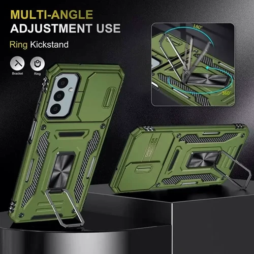 Чохол для телефона Mobile Case Camshield Army Ring Army Green для Samsung S721 Galaxy S24 FE: Сумісність Samsung A065 Galaxy A06