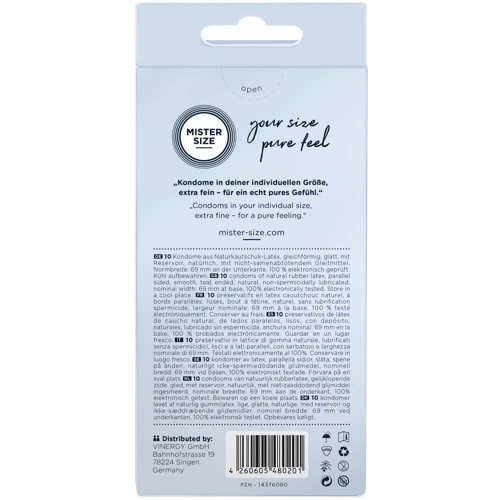 Презервативы Mister Size 69 (10 pcs)