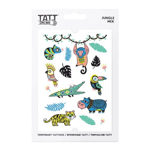 Временные тату TATTon.me Jungle Mix (TMJungle): Производитель TATTon.me