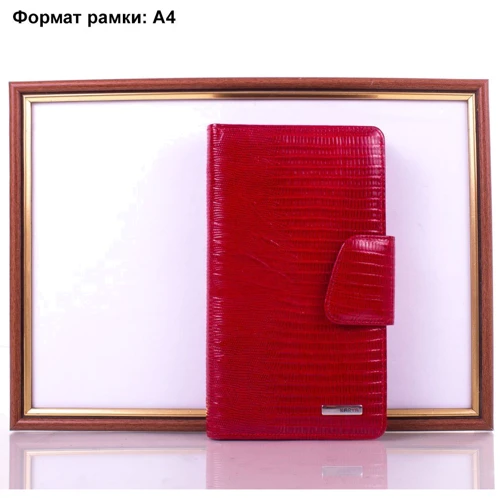 Женская визитница Karya красная (SHI008-1LAZ) фото 8
