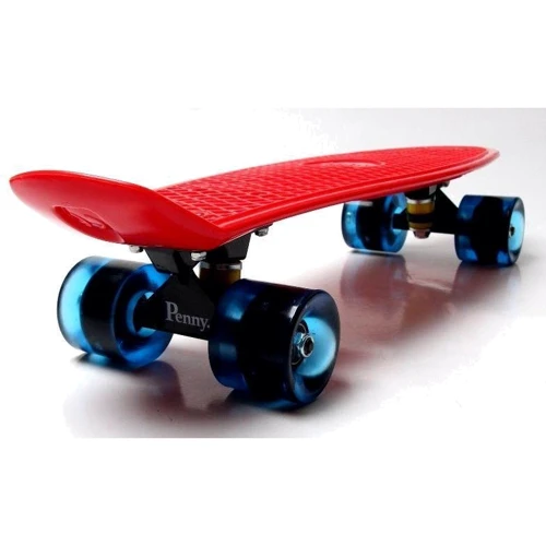 Penny Board Red Светящиеся колеса