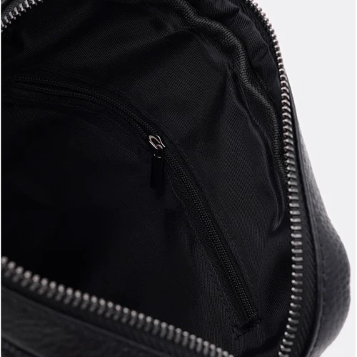 Мужская сумка планшет Keizer черная (K1265-2bl-black): Фактура Матовая, Зернистая