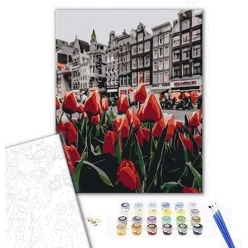 Картина по номерам Brushme Тюльпаны Амстердама 40x50 см (BS34169): Производитель Brushme