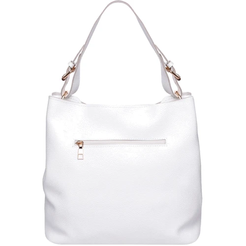 Жіноча сумка-мішок Ricco Grande біла (1L887-white): Країна виробник Україна