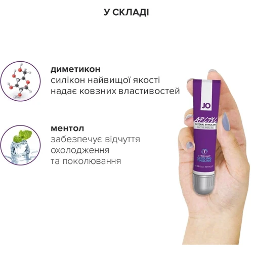 Распродажа!!! Стимулирующий гель для клитора System JO ARCTIC COOLING (10 мл) (срок до 01.06.2024)