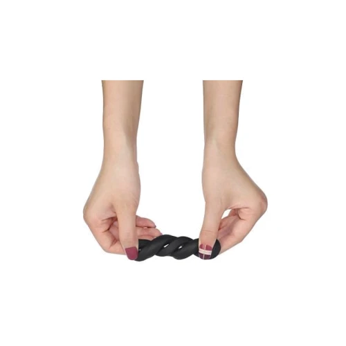 Подвійне ерекційне кільце LoveToy X-Basic Negro