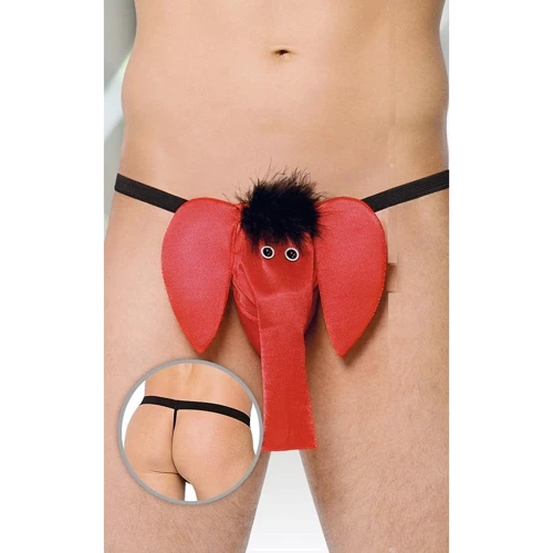 Мужские трусы SoftLine - Thong 4416, S-L (red)