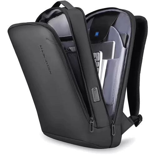 Сумка для ноутбуков Mark Ryden 15.6" CAMPUS Black (MR9008): Материал винил