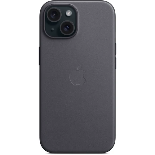 Чехол для iPhone Apple iPhone 15 FineWoven Case with MagSafe - Black (MT393ZM/A) фото 6