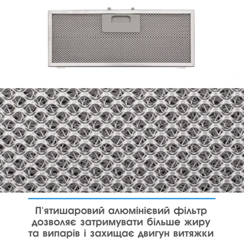 Вытяжка ELEYUS UNIA 800 LED 52 WH фото 6