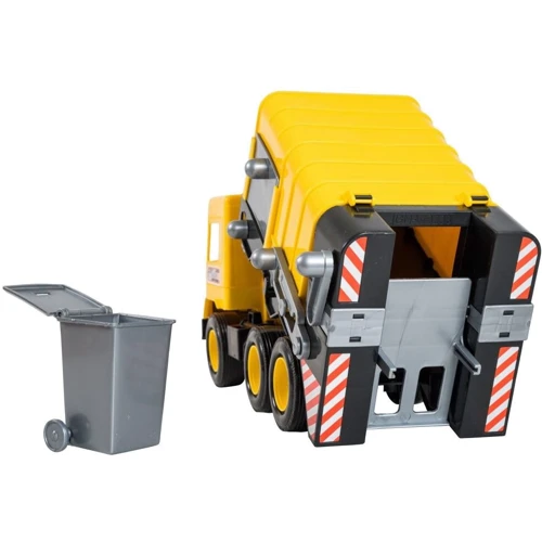 Мусоровоз Tigres Middle truck с контейнером Желтый (39492)