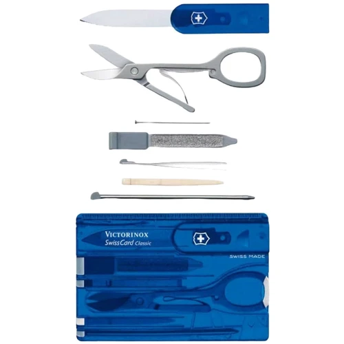 Мультитул Victorinox Swiss Card Sapphire 0.7122.T2 (Vx07122.T2): Тип Карта